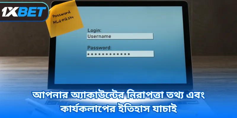 আপনার অ্যাকাউন্টের নিরাপত্তা তথ্য এবং কার্যকলাপের ইতিহাস যাচাই